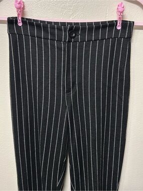 Black Pinstripe Dress Pants